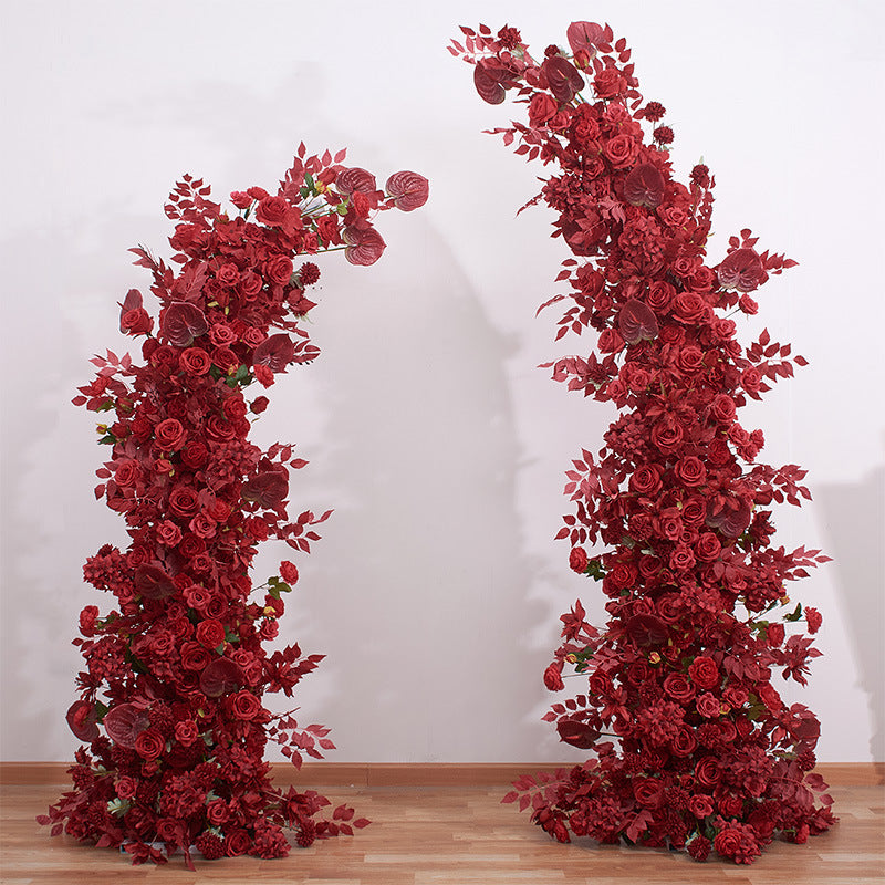 DWD001 Artificial flower arch wedding floral arch event flower decorations