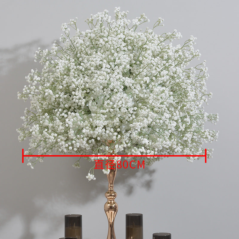 DWD112 High quality soft touch PU babybreath ball table decor wedding party ceremony floral centerpiece