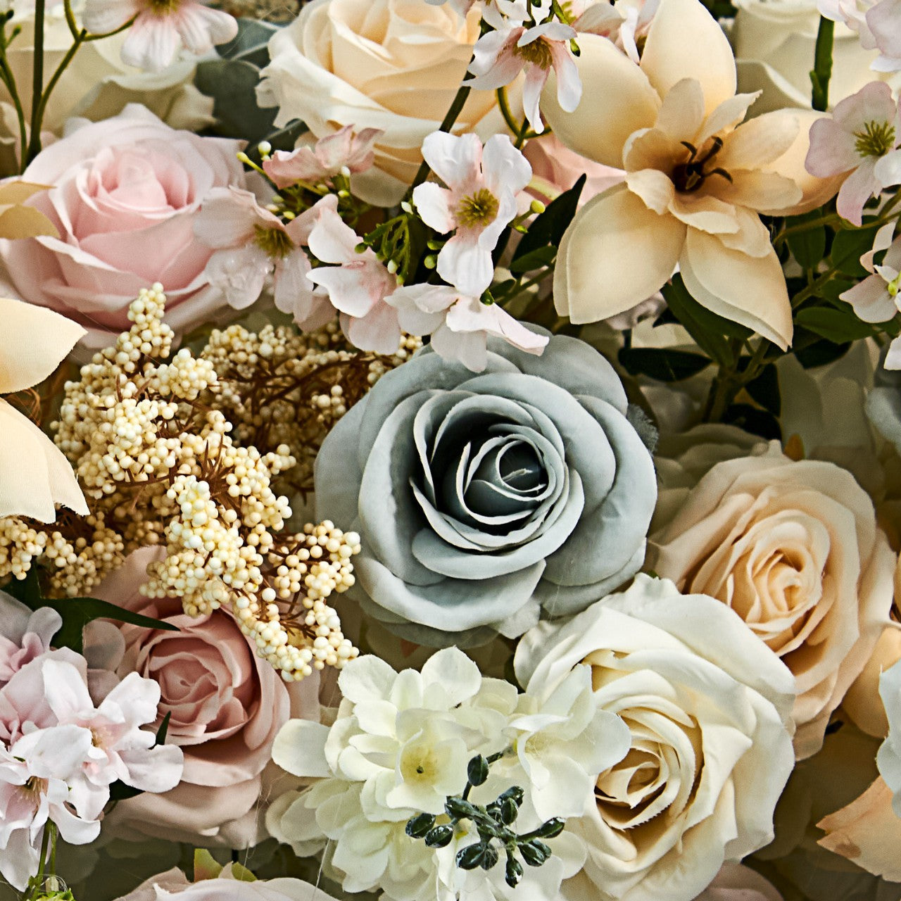DWD124 New arrival 2.4*2.4m champagne flower arch U style door arch table row wedding party floral backdrop