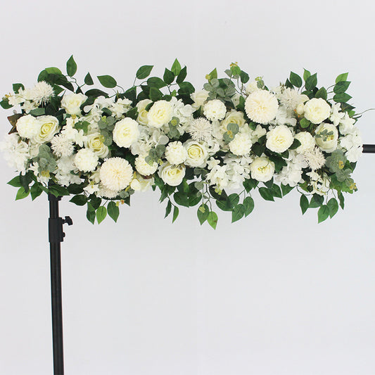 DWD013 colorful flower runner table decorations floral arrangement table runner