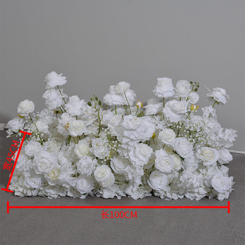 DWD169 New style white rose flower arch  table decor background wedding party floral backdrop arrangement