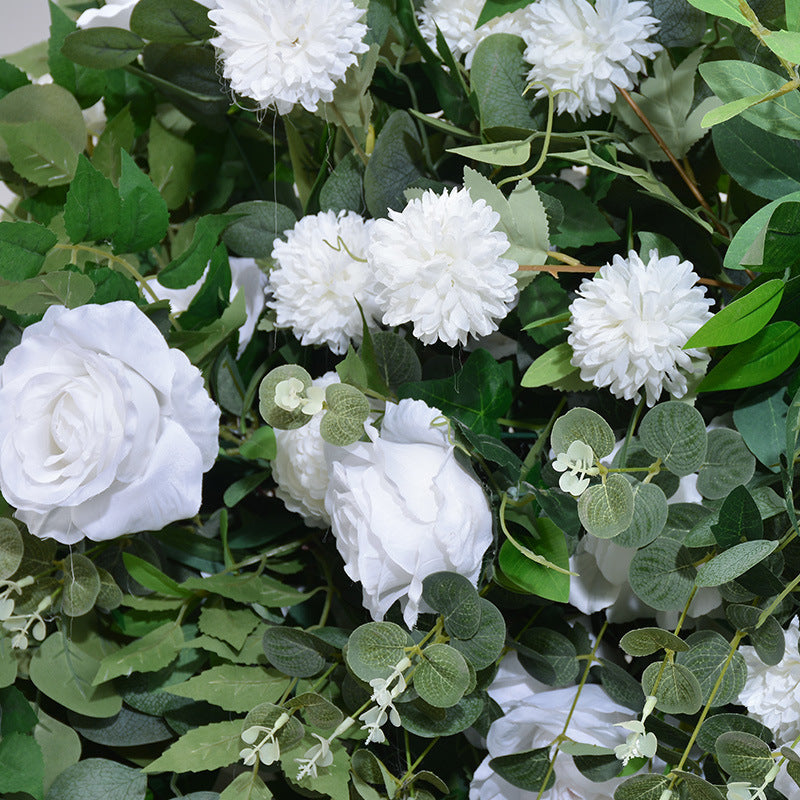 DWD172 Hot sale 2m greenery rose round arch background wedding party floral backdrop arrangement