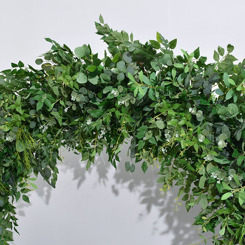 DWD174 New style 2m greenery round arch green plant decor background wedding party floral backdrop arrangement