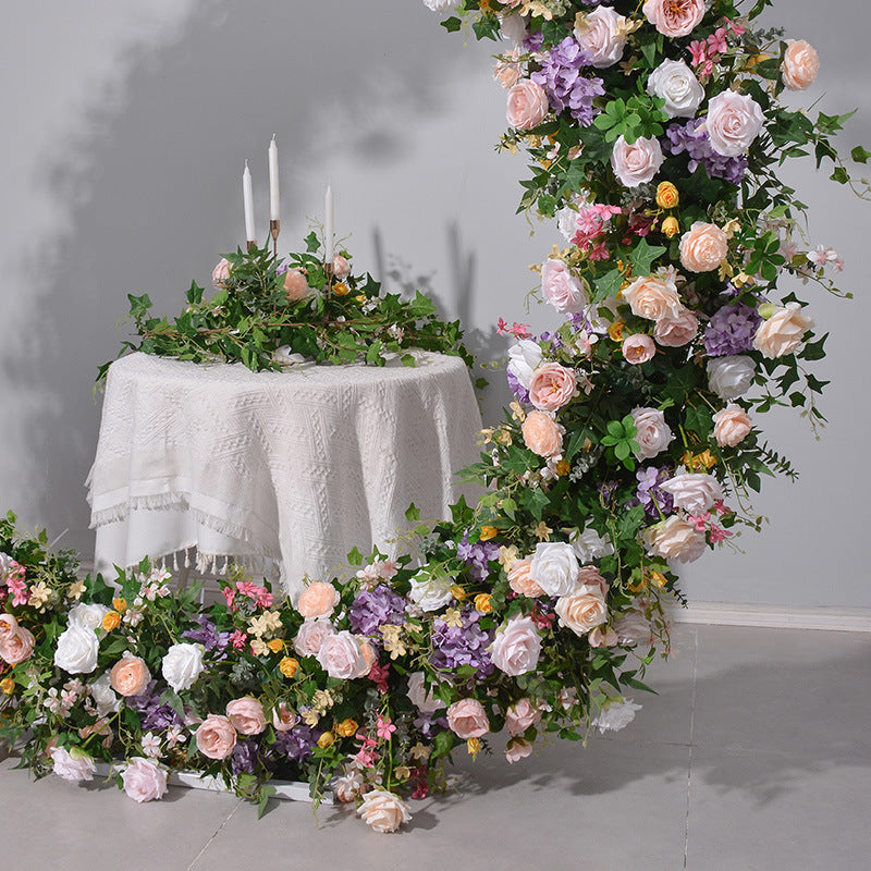 DWD175 New arrival greenery arch green plant porch decor background wedding party floral props backdrop arrangement