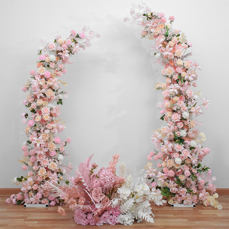 DWD001 Artificial flower arch wedding floral arch event flower decorations