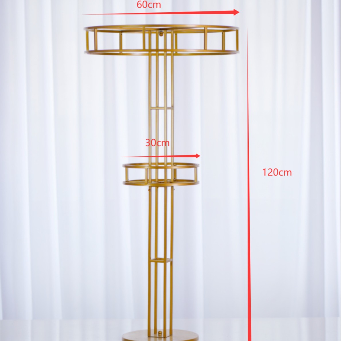 DWD220 Pink Series 120cm Height Floral Centerpiece Wedding Stand Backdrop Decoration for Ceremony/Reception