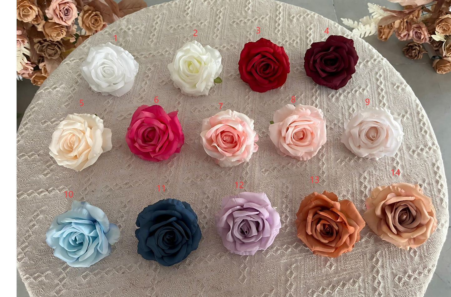 DWD224 Multi-Size Multi-Color Rose Flower Ball Centerpieces Wedding Home Floral Decor