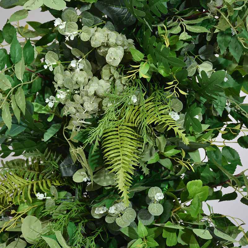 DWD003 Green plant horn arch flower arch flower arrangement flower runner for wedding