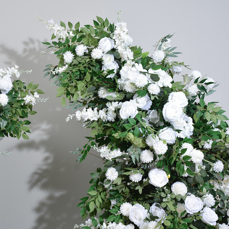 DWD004 New style big green plant rose arch wedding decoration floral arch