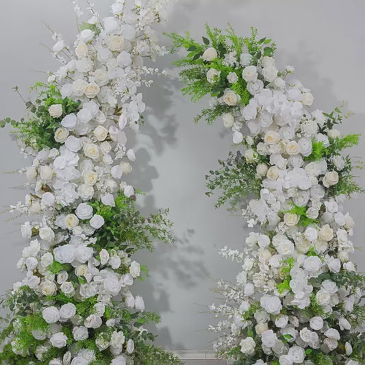 DWD006 customizable artificial flowers wedding arch