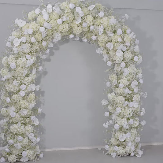 DWD025 Artificial new style 200*240cm flowers arch wedding floral arrangement