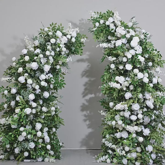 DWD004 New style big green plant rose arch wedding decoration floral arch