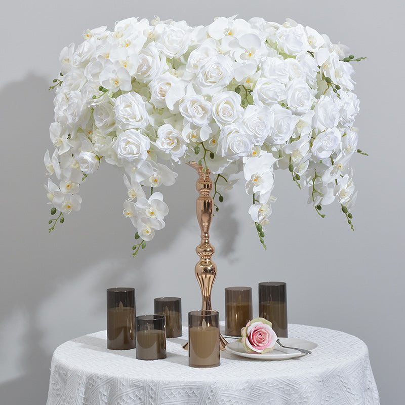 DWD109 Artifical orchid rose ball table ball decor wedding party ceremony floral centerpiece