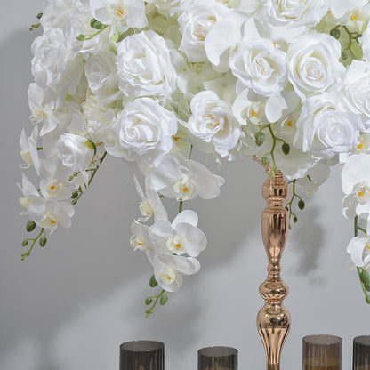 DWD109 Artifical orchid rose ball table ball decor wedding party ceremony floral centerpiece