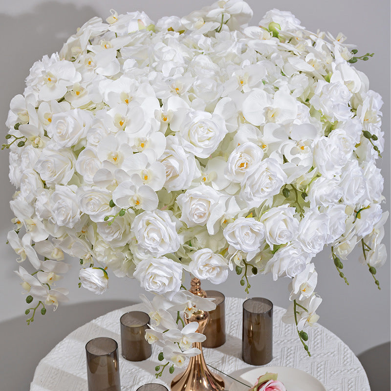 DWD109 Artifical orchid rose ball table ball decor wedding party ceremony floral centerpiece