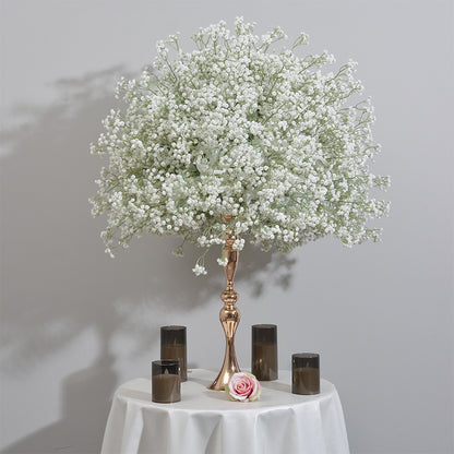 DWD112 High quality soft touch PU babybreath ball table decor wedding party ceremony floral centerpiece