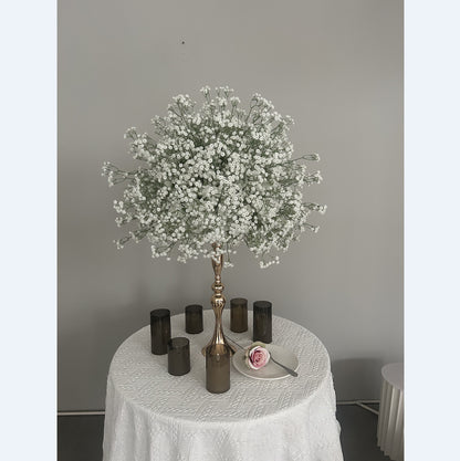 DWD112 High quality soft touch PU babybreath ball table decor wedding party ceremony floral centerpiece