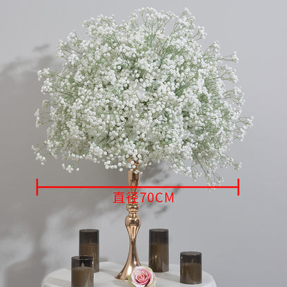 DWD112 High quality soft touch PU babybreath ball table decor wedding party ceremony floral centerpiece