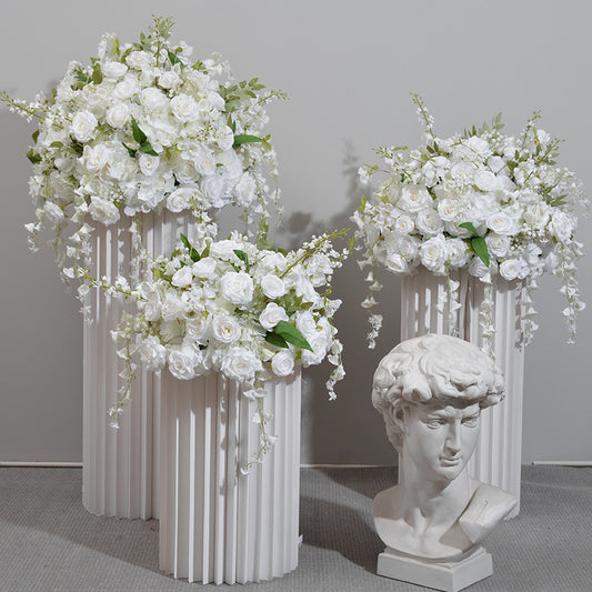 DWD118 High quality artificial flower ball table decor wedding party ceremony floral centerpiece