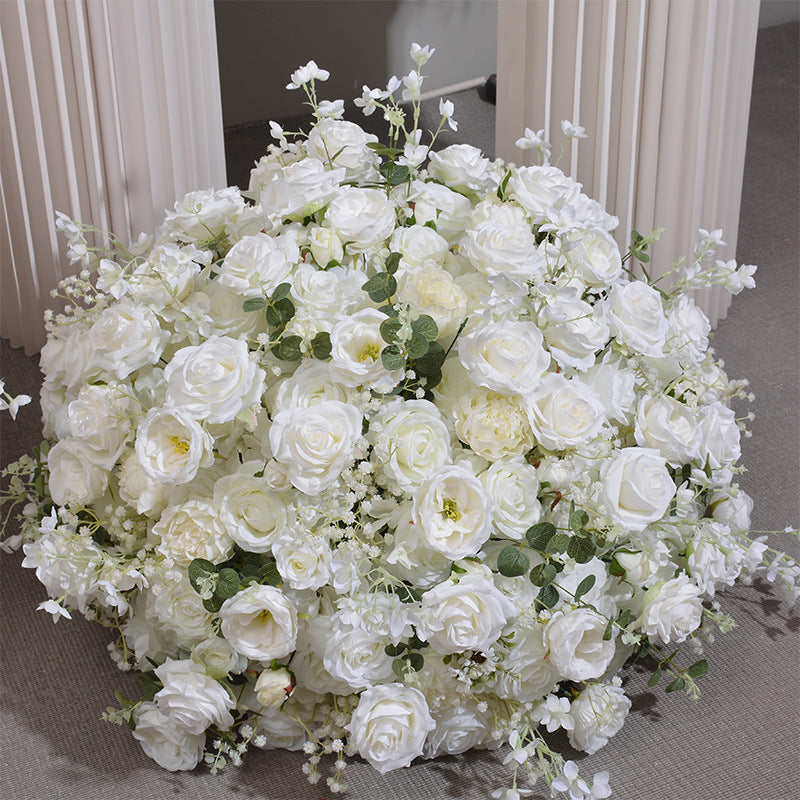 DWD014 artificial flower ball rose hydrangea ball table decoration centerpiece wedding ball