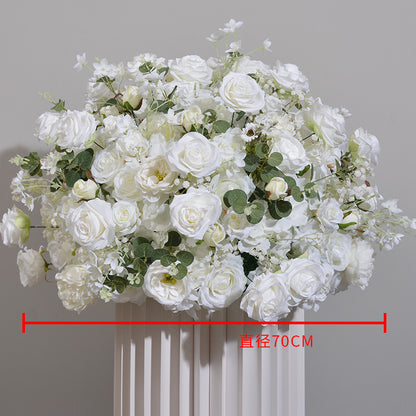 DWD014 artificial flower ball rose hydrangea ball table decoration centerpiece wedding ball