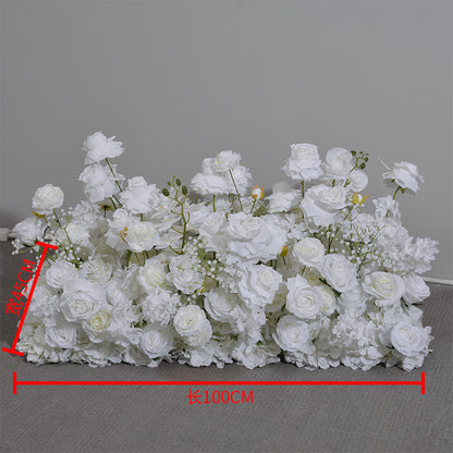 DWD169 New style white rose flower arch  table decor background wedding party floral backdrop arrangement