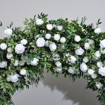 DWD172 Hot sale 2m greenery rose round arch background wedding party floral backdrop arrangement