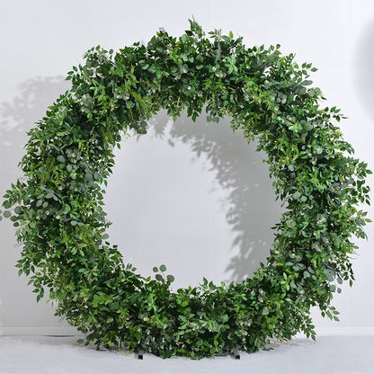 DWD174 New style 2m greenery round arch green plant decor background wedding party floral backdrop arrangement