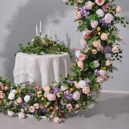 DWD175 New arrival greenery arch green plant porch decor background wedding party floral props backdrop arrangement
