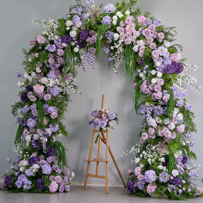 DWD203 New arrival 260cm height U arch pastoral flower crafts background wedding party floral porch arrangement
