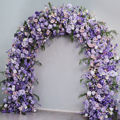 DWD216 New style 2.6*2.6m purple series arch flower decor wedding party floral arrangement