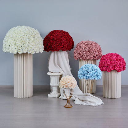 DWD224 Multi-Size Multi-Color Rose Flower Ball Centerpieces Wedding Home Floral Decor