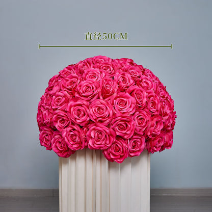 DWD224 Multi-Size Multi-Color Rose Flower Ball Centerpieces Wedding Home Floral Decor