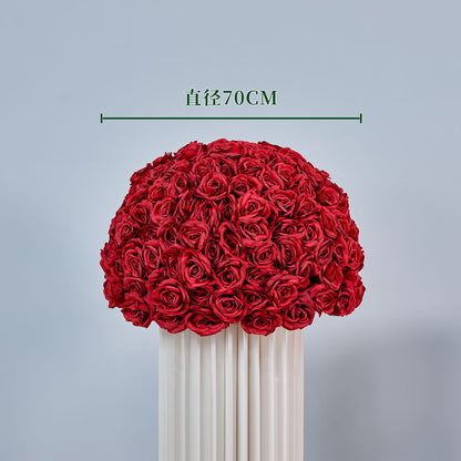 DWD224 Multi-Size Multi-Color Rose Flower Ball Centerpieces Wedding Home Floral Decor