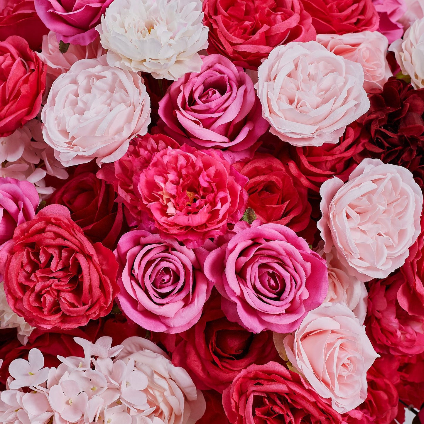 DWD233 Customizable Pink & Red Floral Ball Centerpiece Set - Wedding Table Decor (Multiple Sizes Available)