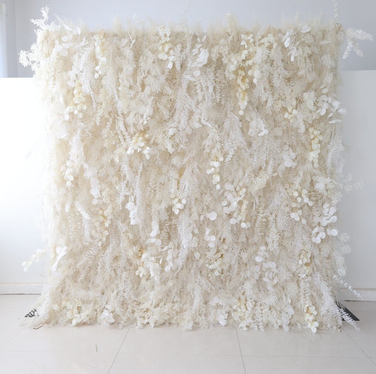 DWD234Custom Size & Color Floral Backdrop Wall Flower Wall Wedding Photo Booth/Ceremony Decor