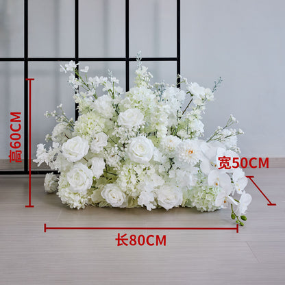 DWD236 Creamy White Baby's Breath & Cherry Blossom Floral Set - Wedding Arch/Table Decor Bundle