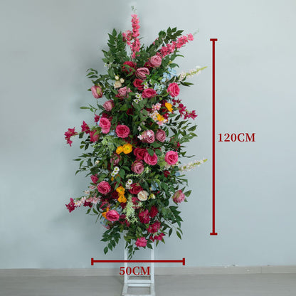 DWD239 Hot Pink Floral Arrangement Set Wedding Arch/Backdrop Decor Bundle