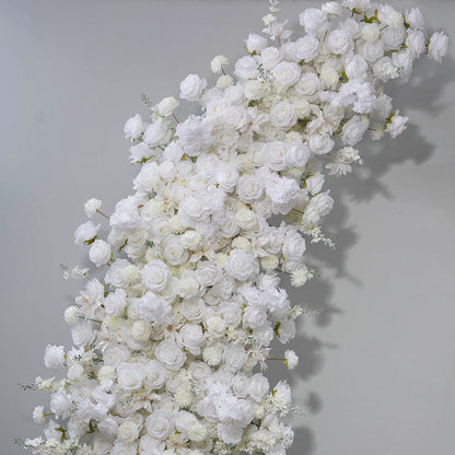 DWD033 Vintage artificial 230+230cm big white floral arch wedding event floral arrangement
