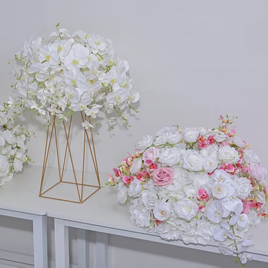 DWD122 High quality 60cm real touch orchid flower ball table decor wedding party ceremony floral centerpiece