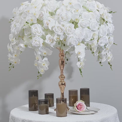 DWD109 Artifical orchid rose ball table ball decor wedding party ceremony floral centerpiece