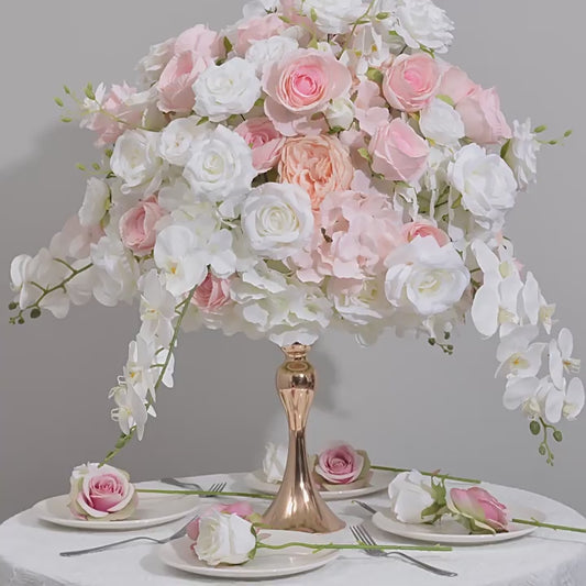 DWD104 New style rose orchid flower ball table ball decor wedding party floral centerpiece